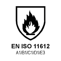 EN ISO 11612  A1/B1/C1/D1/E3 (HEAT RISK)