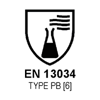 EN 13034 TYPE PB [6]  (CHEMICAL RISK)