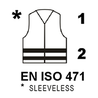 EN ISO 471 Cl. 1/2 sleeveless