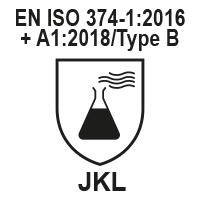 EN ISO 374-1:2016+A1:2018/Type B - JKL