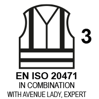 EN ISO 20471 CLASS 3 IN COMBINATION WITH AVENUE LADY, EXPERT