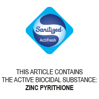Sanitized - This article contains the active biocidal substance: Zinc Pyrithione