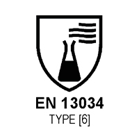 EN13034  TYPE [6]  (CHEMICAL RISK)