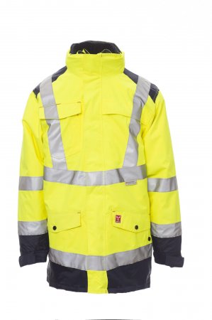 FLUORESCENT YELLOW/NAVY BLUE