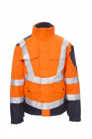 PORTOCALIU FLUORESCENT/ALBASTRU REGAL