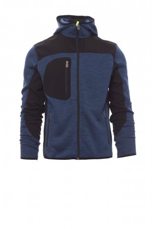 MELANGE BLUE/BLACK-FLUORESCENT YELLOW