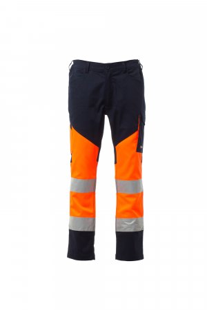 FLUORESCENT ORANGE/NAVY BLUE