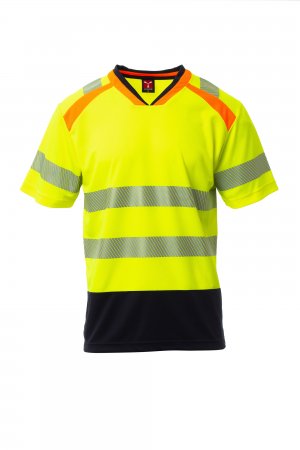 FLUORESCENT YELLOW/NAVY BLUE