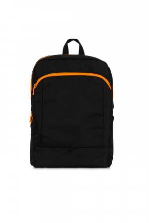 BLACK/FLUORESCENT ORANGE