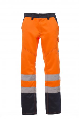 FLUORESCENT ORANGE/NAVY BLUE