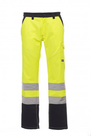 FLUORESCENT YELLOW/NAVY BLUE