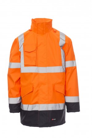 FLUORESCENTINĖ ORANŽINĖ / TAMSIAI MĖLYNA