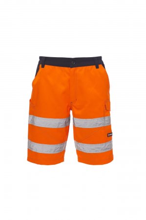 FLUORESCENT ORANGE/NAVY BLUE