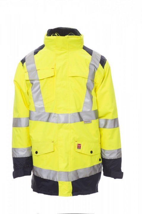 JAUNE FLUO/BLEU MARINE