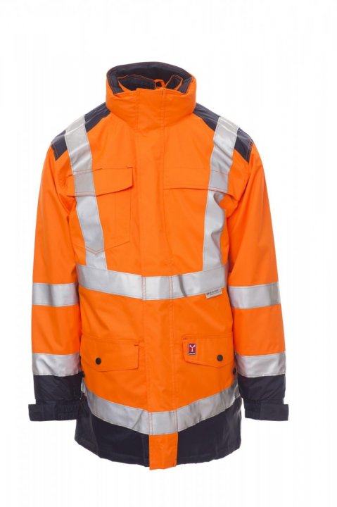 ORANGE FLUO/BLEU MARINE