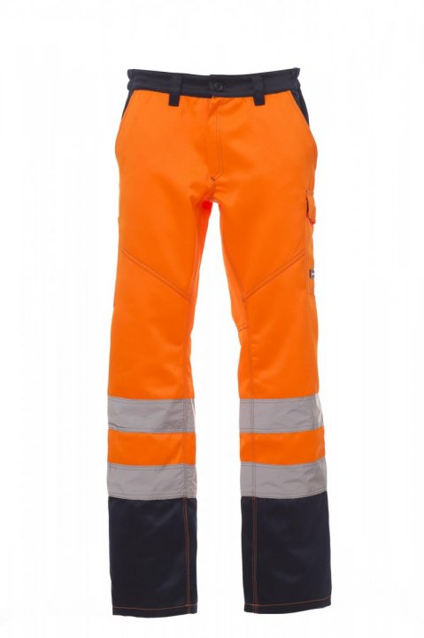 NARANJA FLUORESCENTE/AZUL MARINO