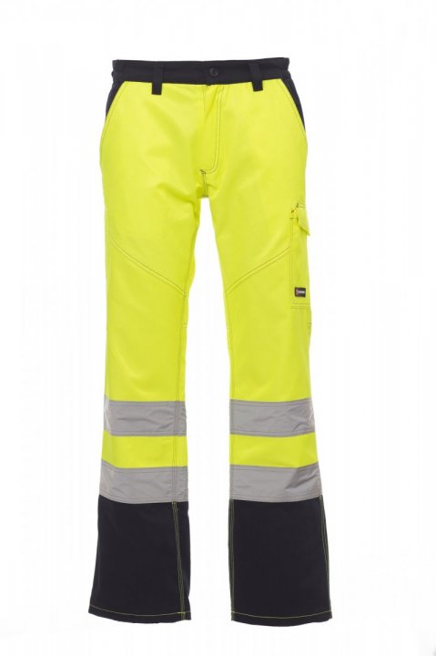 AMARILLO FLUORESCENTE/AZUL MARINO